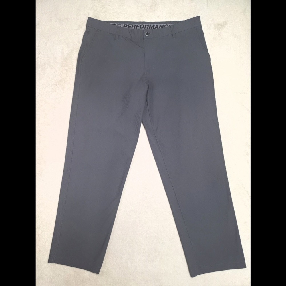 32 Degrees Men's Performance Classic Stretch Woven Pants Grey 42x32 Golf Travel